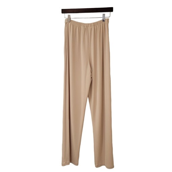 Talbots Womens Slinky Stretch Career Dress Pants High Rise Tan Size Small - Picture 2 of 7